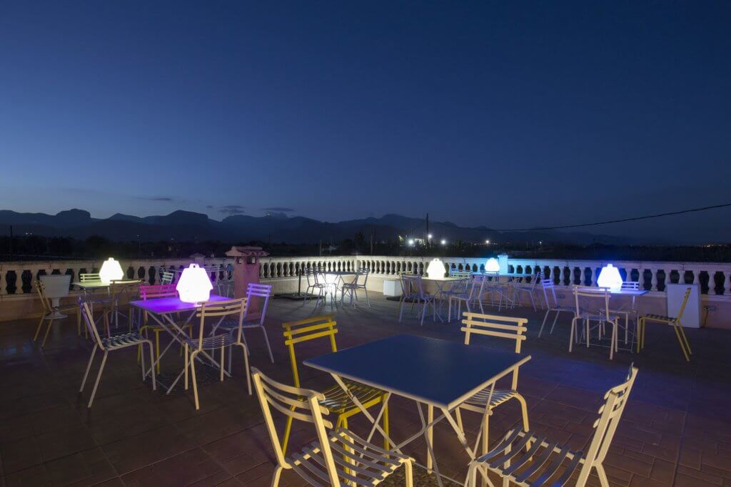 Dachterrasse im ersten Stock